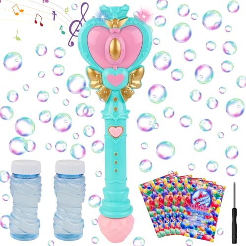 Seifenblasenmaschine für Kinder, Elektrische Seifenblasenstab für Kinder Mädchen, Musik Prinzessin Automatische Bubble Machine, Herzform Seifenblasen Spielzeug für Partys Geburtstag Hochzeit Seifenblasenmaschine für Kinder, Elektrische Seifenblasenstab für Kinder Mädchen, Musik Prinzessin Automatische Bubble Machine, Herzform Seifenblasen Spielzeug für Partys Geburtstag Hochzeit von Qunkun