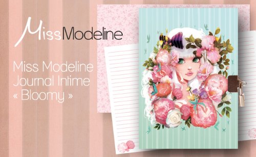 Avenue Mandarine 62309O - Tagebuch Miss Mod Bloomy, 12.5 x 18 cm von Quo Vadis