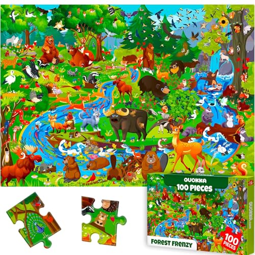 QUOKKA 1х100 PC Wimmel Forest Jigsaw Puzzles QUOKKA 1х100 PC Wimmel Forest Jigsaw Puzzles von Quokka