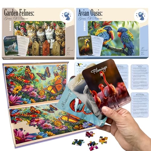 QUOKKA 60 Stück Demenz Puzzles für ältere Menschen - Großes Stück Aktivitäten Produkte für Senioren - 3 Alzheimer Puzzle Spiele für Erwachsene Edelsteine der Natur - Kognitive Geschenke QUOKKA 60 Stück Demenz Puzzles für ältere Menschen - Großes Stück Aktivitäten Produkte für Senioren - 3 Alzheimer Puzzle Spiele für Erwachsene Edelsteine der Natur - Kognitive Geschenke von Quokka