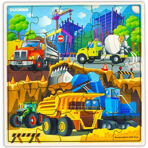 QUOKKA Spielzeug Puzzle ab 3 4 5 Jahre - 28-Teiliges Montessori Holzpuzzle Spiele für Kinder - Geschenk Kinderspielzeug für Mädchen and Junge ab 6 7 mit Transport QUOKKA Spielzeug Puzzle ab 3 4 5 Jahre - 28-Teiliges Montessori Holzpuzzle Spiele für Kinder - Geschenk Kinderspielzeug für Mädchen and Junge ab 6 7 mit Transport von Quokka