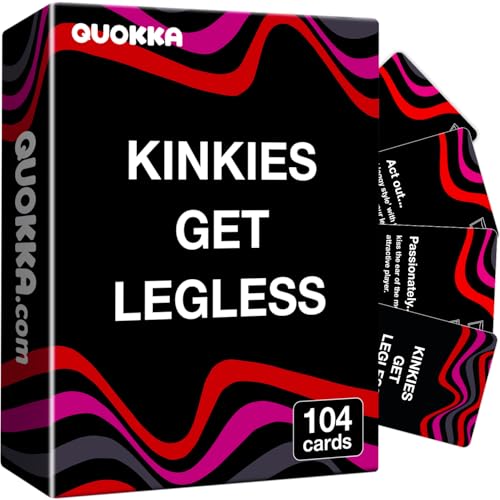 Quokka Card Games for Adults Let’s Get Legless - Extra Daring Adult Games for Party Game Night with 104 Hilarious Tasks & Risky Questions, Inappropriate Challenges to Sice Up The Night, Ages 21+ Only Quokka Card Games for Adults Let’s Get Legless - Extra Daring Adult Games for Party Game Night with 104 Hilarious Tasks & Risky Questions, Inappropriate Challenges to Sice Up The Night, Ages 21+ Only von Quokka