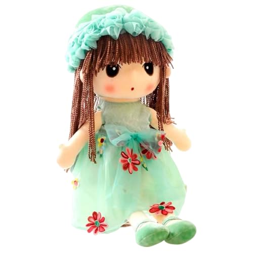 Quorvex Baby Puppe Für Mädchen, Plüsch Baby Puppe, Niedliche Mädchenfigur Schlafbegleiter Für Kleinkinder Kinderzimmer Wohnzimmer Deko Geburtstag Weihnachten Geschenk, Kinderzimmer Zuhause Weihnachten von Quorvex