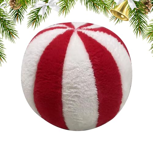 Quorvex Candy Kuscheltier Gestreift | Plüsch Stofftier Puppe,32 cm Weiches Festliches Kissen Kinder Spielzeug für Sofa Geburtstag Mädchen Schreibtisch Freund Zuhause Fans von Quorvex