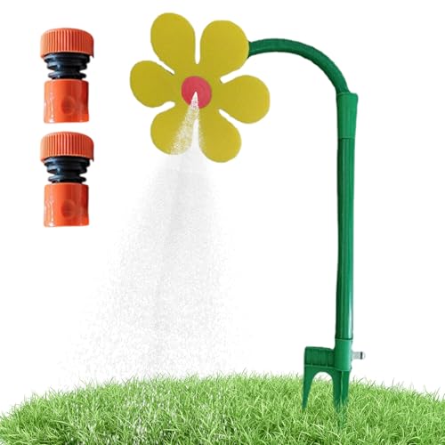 Quorvex Tanzender Sprinkler - 360-Grad Rotierender Wassersprühregen - Lustiges Dekoratives Bewässerungswerkzeug Für Den Garten Den Kleinkinderspielplatz Die Hundekühlung Park Rasen Und von Quorvex