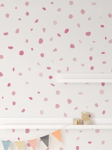 QuoteMyWall 150 rosa pastellfarbene Wandaufkleber, gepunktet, für Mädchenzimmer, Rouge, Wandbilder, entfernbar, Vinyl, Wanddekoration, Punkte, Dalmatiner-Druck QuoteMyWall 150 rosa pastellfarbene Wandaufkleber, gepunktet, für Mädchenzimmer, Rouge, Wandbilder, entfernbar, Vinyl, Wanddekoration, Punkte, Dalmatiner-Druck von QuoteMyWall
