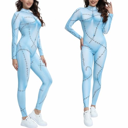 Qurtalun Weihnachtskostüm für Damen, Cosplay-Body, 3D-Druck, langärmelig, Kleid, Grils, Halloween, Cosplay-Kostüm, A, X-Small Qurtalun Weihnachtskostüm für Damen, Cosplay-Body, 3D-Druck, langärmelig, Kleid, Grils, Halloween, Cosplay-Kostüm, A, X-Small von Qurtalun