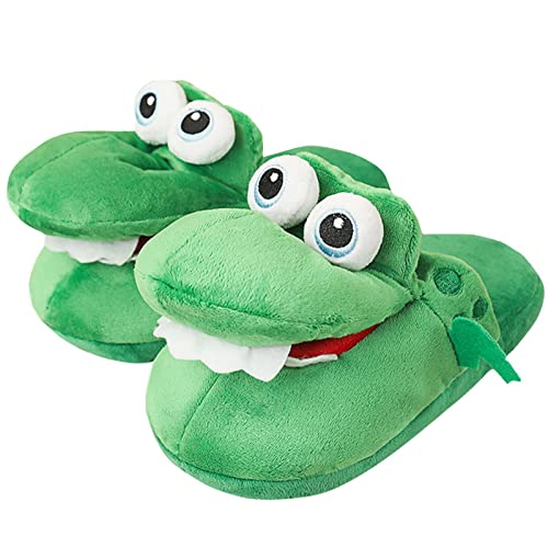 Herren Und Damen Krokodil Hausschuhe - Krokodil Hausschuhe, Krokodil Cartoon Hausschuhe, Niedliche Kinder Warme Hausschuhe, Winterhausschuhe Für Badezimmer Damen, Herren, Mädchen 39-42 Yards Herren Und Damen Krokodil Hausschuhe - Krokodil Hausschuhe, Krokodil Cartoon Hausschuhe, Niedliche Kinder Warme Hausschuhe, Winterhausschuhe Für Badezimmer Damen, Herren, Mädchen 39-42 Yards von Qurygin
