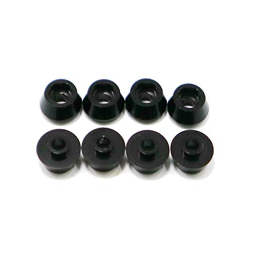 Qussedser 8 StüCk Pleuel Schraube Metalldichtung Unterlegscheibe für C14 C24 C34 C44 MN D90 D91 D99S RC Auto, Schwarz von Qussedser