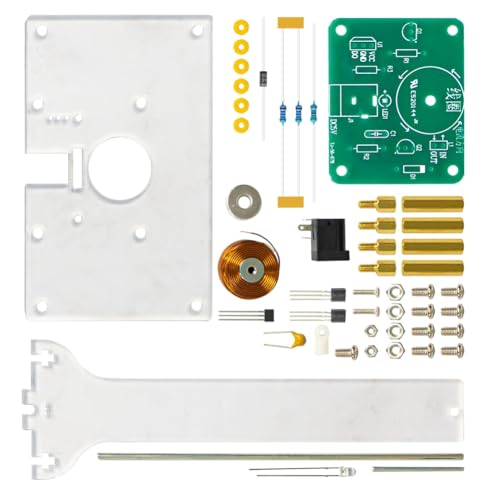 Qussedser Elektronisches Experimentierset zum Selberbauen mit Elektromagnetischer Schwingung, Versorgung mit Blinkender LED-Erkennung, Elektronisches DIY-Set von Qussedser