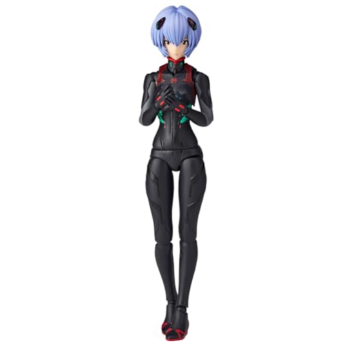 Anime Statue Ayanami Rei Action Figur 16cm PVC Bewegliches Modell Cartoon Charakter Desktop Dekoration Sammelbare Fans Geschenk von Qusunx