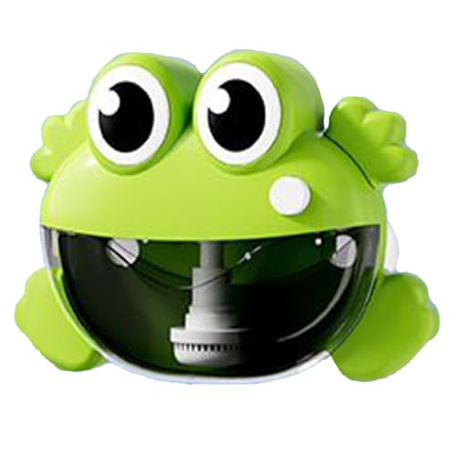 Qutalmi Schubbadmaschine, Bubble Maker für Badewanne | Frosch Crocodile Duschwasserspielzeug | Baby Bad Bubble Machine Badedauer Duschspielzeug Geburtstag Ostern Korb Stoffe für Mädchen von Qutalmi