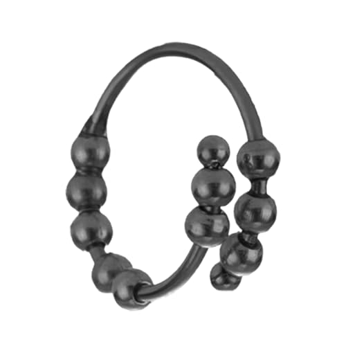 Qutalmi Spinner-Ring-Schmuck, Fidget-Perlenring | Entspannender Fidget-Ring-Schmuck für Damen und Herren | Perlendekoration, drehbare Perlenringe, einfache Mode, Flexible Passform zum Arbeiten und von Qutalmi