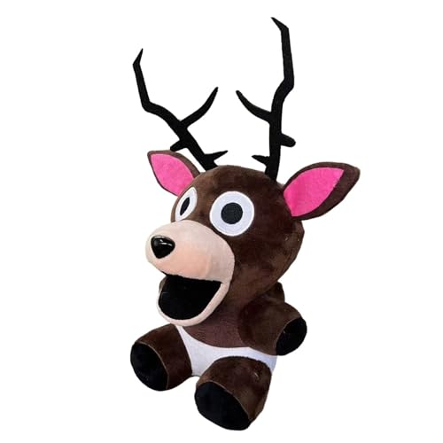 Qutalmi Stofftier Hirsch - Niedliches Realistisches Wildtier Charakter - Plüsch Hirsch Spielzeug,Für Kinder Mädchen Ostern Halloween Weihnachten Geburtstag Kinderzimmer Wohnzimmer Deko Qutalmi Stofftier Hirsch - Niedliches Realistisches Wildtier Charakter - Plüsch Hirsch Spielzeug,Für Kinder Mädchen Ostern Halloween Weihnachten Geburtstag Kinderzimmer Wohnzimmer Deko von Qutalmi