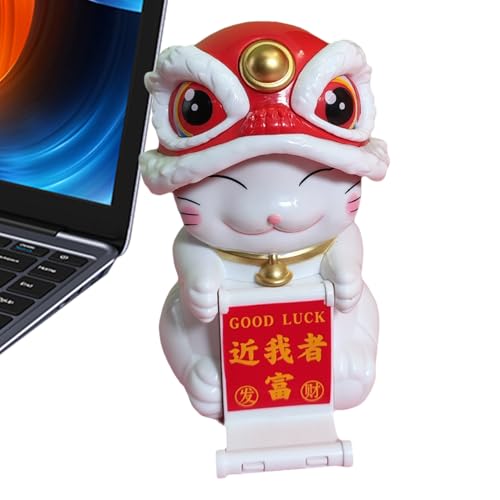 Qutalmi Wackelkopf für Autos,Armaturenbrett-Wackelkopf - Niedlicher chinesischer Tanzender Löwe mit Wackelkopf | Desktop-Schaukelstatuen, Wackeltänzer-Spielzeug, Armaturenbrett-Figuren, Qutalmi Wackelkopf für Autos,Armaturenbrett-Wackelkopf - Niedlicher chinesischer Tanzender Löwe mit Wackelkopf | Desktop-Schaukelstatuen, Wackeltänzer-Spielzeug, Armaturenbrett-Figuren, von Qutalmi