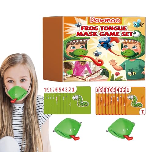 Qutalmi Zungenspiel, lustige Spiele - Frosch streckt die Zunge heraus, Spielzeug | Zunge herausstreckendes Froschspielzeug, interaktives Eltern-Kind-Kampfspiel, kreatives interaktives Spielzeug von Qutalmi