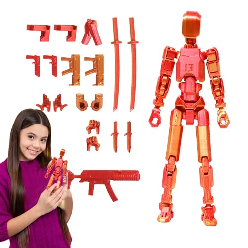 T 13 Action Figure, Druck Von Beweglichen Figuren Mehrgelenkiger Beweglicher Roboter, Mechanisches Bewegliches Ganzkörperspielzeug, Mehrere Zubehör Actionfiguren, Desktop Dekorationen T 13 Action Figure, Druck Von Beweglichen Figuren Mehrgelenkiger Beweglicher Roboter, Mechanisches Bewegliches Ganzkörperspielzeug, Mehrere Zubehör Actionfiguren, Desktop Dekorationen von Qutalmi
