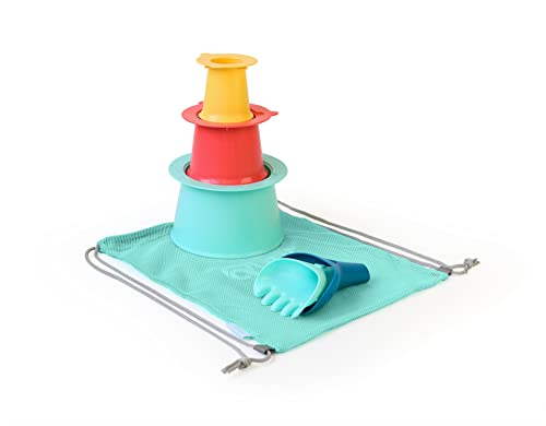 QUUT Alto Strandset: Kreatives Sandspielzeug & Badespaß ab 0 Monate. Turmhilfe & Raki Rechen mit Beutel, Fördert Motorik & Sinne, sicher & robust, ideal für Strand & Bad QUUT Alto Strandset: Kreatives Sandspielzeug & Badespaß ab 0 Monate. Turmhilfe & Raki Rechen mit Beutel, Fördert Motorik & Sinne, sicher & robust, ideal für Strand & Bad von Quut