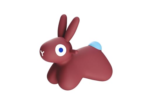 Quut Hoppi Bunny Hüpftier ab 18 Monaten – Aufblasbares Reittier für Kinder, Inkl. Pumpe – Hüpfspielzeug für Drinnen & Draußen – BPA-frei, bis 45 kg belastbar, Burgunderrot Quut Hoppi Bunny Hüpftier ab 18 Monaten – Aufblasbares Reittier für Kinder, Inkl. Pumpe – Hüpfspielzeug für Drinnen & Draußen – BPA-frei, bis 45 kg belastbar, Burgunderrot von Quut
