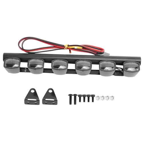 Quystetes RC Car Light Bar Kit 6 LEDs Body Shell Roof Lights for 1/10 RC Crawler Car Truck Accessories Quystetes RC Car Light Bar Kit 6 LEDs Body Shell Roof Lights for 1/10 RC Crawler Car Truck Accessories von Quystetes