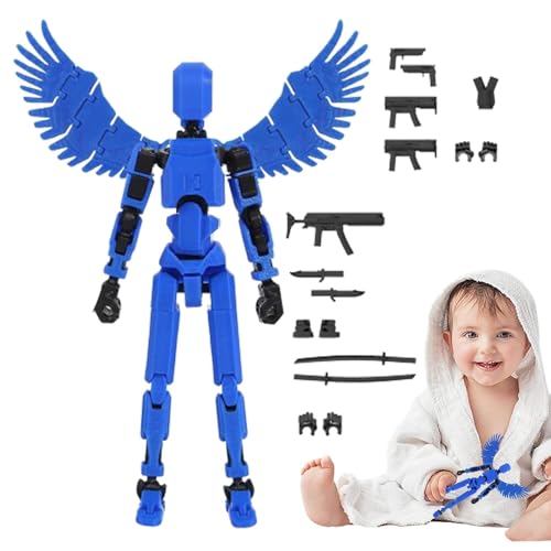 Quzente 13 3D Gedruckte Actionfiguren-Mannequin-Spielzeuge, Mehrgelenkiger Beweglicher Roboter, Mehrgelenkiges Aktivitätsspielzeug Für Kinder Und Erwachsene von Quzente