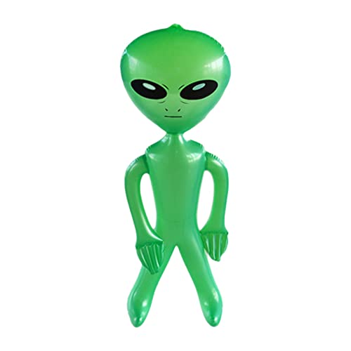 Quzente Aufblasbares Halloween Alien Spielzeug, 90 cm Riesige Alien Halloween Partydekorationen Für Geburtstagsfeiergeschenke Alien Thema Halloween Partydekorationen von Quzente