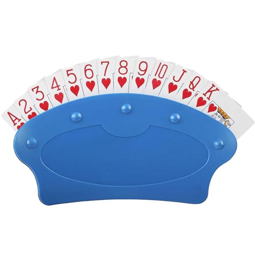 Quzente Kartenhalter für Kinder, Spielkartenhalter,Standbares Kartenhalter-Tablett für freihändiges Vergnügen - Tragbare multifunktionale praktische Spielkarten-Tools für Poker-Unterhaltung von Quzente
