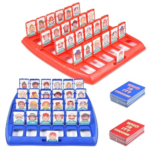 Quzyllic Wer Ist Es Spiel,Wer Bin Ich Spiel,Guess Who für 2 Spieler,Brettspiel Logische Argumentation,Brettspiel Eltern für Familien- und Partyspaß von Quzyllic