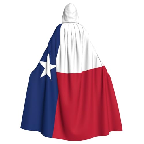 Qwvbn Flagge von Texas, Halloween-Kostüm, Robe, Umhang, leicht, drapiert, Umhang von Qwvbn