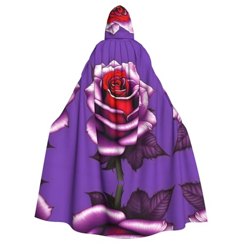 Qwvbn Fuchsia Rose Kapuzenmantel für Halloween, Rollenspiel, leicht, drapiert, Umhang Qwvbn Fuchsia Rose Kapuzenmantel für Halloween, Rollenspiel, leicht, drapiert, Umhang von Qwvbn