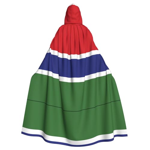 Qwvbn Gambia-Flagge mit Kapuze, Halloween, Rollenspiel-Kostüm, Umhang, leicht, drapiert Qwvbn Gambia-Flagge mit Kapuze, Halloween, Rollenspiel-Kostüm, Umhang, leicht, drapiert von Qwvbn
