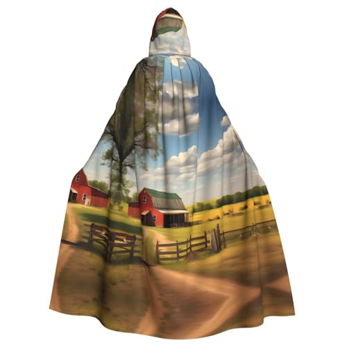 Qwvbn Ranch View Kapuzenmantel für Halloween, Rollenspiel, leicht, drapiert Qwvbn Ranch View Kapuzenmantel für Halloween, Rollenspiel, leicht, drapiert von Qwvbn