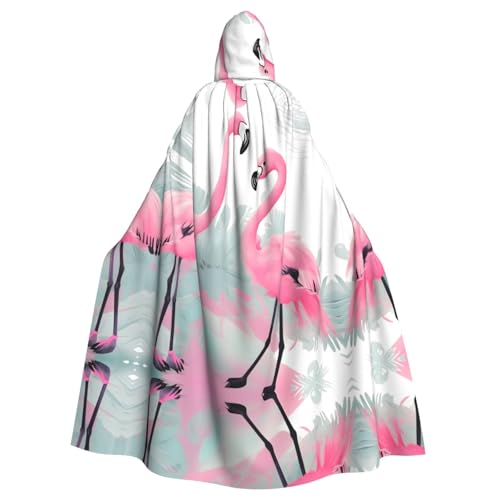 Qwvbn Robe / Umhang mit Kapuze, für Halloween, Rollenspiel, leicht, drapiert, Rosa von Qwvbn