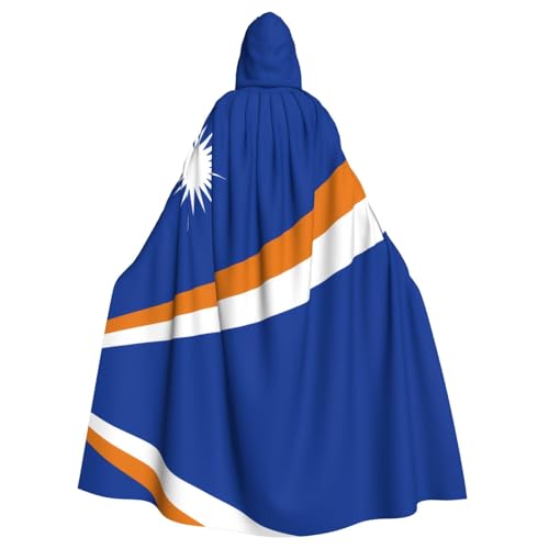 Qwvbn Umhang mit der Flagge der Marshallinseln, mit Kapuze, Halloween, Rollenspiel, leicht, drapiert, Umhang Qwvbn Umhang mit der Flagge der Marshallinseln, mit Kapuze, Halloween, Rollenspiel, leicht, drapiert, Umhang von Qwvbn