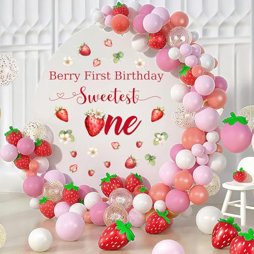 Berry First Birthday Wandtattoo Berry Sweetest One Wanddekoration Erdbeere Babyparty Geburtstag Jahrestag Dekoration Berry First Birthday Wandtattoo Berry Sweetest One Wanddekoration Erdbeere Babyparty Geburtstag Jahrestag Dekoration von Qxcv
