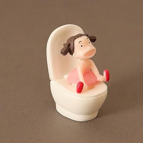 Puppenhaus Simulation Waschbecken Wanne WC Modell Puppenhaus Badezimmer Dekor Puppenhaus Zubehör von Qxiao