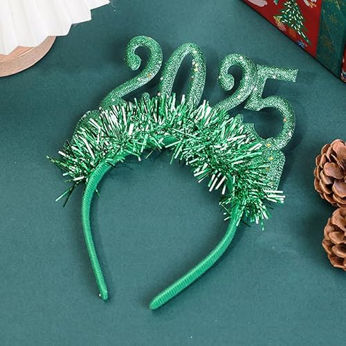 Qxiao 2025 Stirnband für Neujahrsfeiern Modische Kopfschmuck Haarschmuck für Musikfestivals Glitzernde Party Haarband Neujahr Party Stirnband Qxiao 2025 Stirnband für Neujahrsfeiern Modische Kopfschmuck Haarschmuck für Musikfestivals Glitzernde Party Haarband Neujahr Party Stirnband von Qxiao