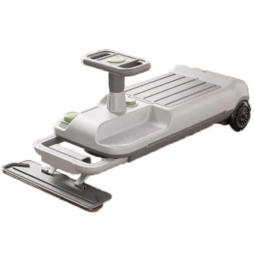 Gokart for Kinder, elektrisch, Wackelauto, Bodenreinigungsfunktion, Aufsitzspielzeug for den Außenbereich, for Kinder ab 3 Jahren(Grey) von Qxmiguel