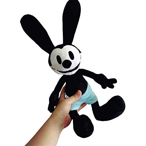 Plüsch-Spielzeug, 40 cm, Oswald der Glückskaninchen Plüsch-Spielzeug, niedliches Glücks-Kaninchen, Stofftiere, weiche Puppen, Kinderspielzeug für Kinder, Baby-Geschenk von Qylfsxb