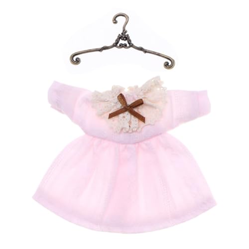 Qyljeiwred Kleidung für Puppen | Puppenhaus Kleid | Mini Kleidung Kostüm für kleine Stofftiere Miniatur Kleid Outfit Winziges Haus Zubehör von Qyljeiwred