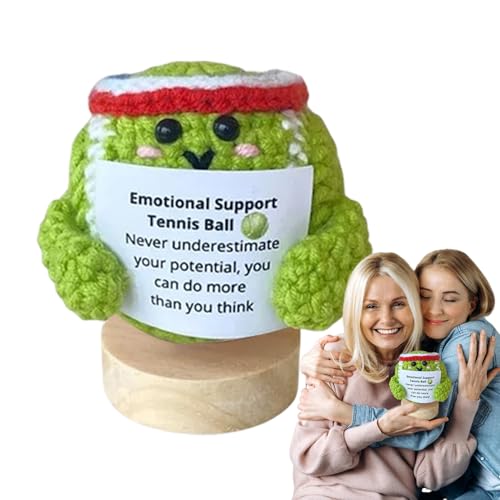 Qyljeiwred Positive Crochet – Strickball mit inspirierendem Zitat, emotionale Unterstützung, Häkelball mit inspirierendem Zitat für Zuhause, Arbeitsplatz, Desktop Qyljeiwred Positive Crochet – Strickball mit inspirierendem Zitat, emotionale Unterstützung, Häkelball mit inspirierendem Zitat für Zuhause, Arbeitsplatz, Desktop von Qyljeiwred