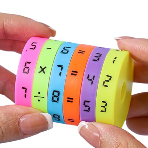 Arithmetic Learning Toy, Cylinder Math Cubes, Early Intelligence, 4,9 x 4,5 cm, Entwicklungsblocks mit Zahlen und Symbols für Preschool und Mädchen, Lernspiel Arithmetic Learning Toy, Cylinder Math Cubes, Early Intelligence, 4,9 x 4,5 cm, Entwicklungsblocks mit Zahlen und Symbols für Preschool und Mädchen, Lernspiel von Qzdtue