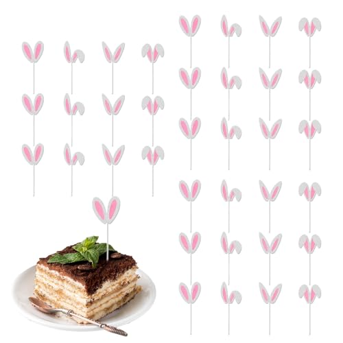 Bunny Cake Topper, Bunny Ears Cake Topper, Decorative Rabbit Cake Topper, Easter Bunny Decorations, Reusable Bunny Cake Decorations, Spring Cake Toppers, Dessert Bunny Accessories for Cake Bunny Cake Topper, Bunny Ears Cake Topper, Decorative Rabbit Cake Topper, Easter Bunny Decorations, Reusable Bunny Cake Decorations, Spring Cake Toppers, Dessert Bunny Accessories for Cake von Qzdtue
