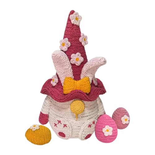 Cute Knit Gnome Doll, Crochet Gnome Easter Doll, Swedish Tomte Gnome, Knitted Gnome Doll, Easter Gnome Decorations, Crochet Gnome Doll for Bookshelves, Knitted Tomte Doll, Swedish Crochet Gnome von Qzdtue