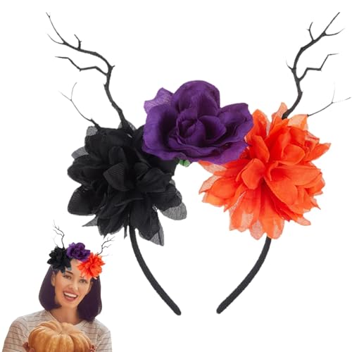 Halloween-Stirnband für Erwachsene, Halloween-Stirnbänder, Gothic-Horror-Kopfbedeckung, gruseliger Haarreif, Horror-Kopfbedeckung, Halloween-Haarzubehör, Cheve-Zubehör Halloween-Stirnband für Erwachsene, Halloween-Stirnbänder, Gothic-Horror-Kopfbedeckung, gruseliger Haarreif, Horror-Kopfbedeckung, Halloween-Haarzubehör, Cheve-Zubehör von Qzdtue