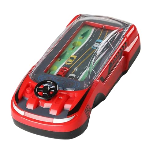 Handheld Racing Game, Driving Simulation Toy, Fun Driving Simulation, 15x7.5x5cm for Kids Aged 3 Educational Console Teaches Strategic Planning Through Thrilling Races von Qzdtue