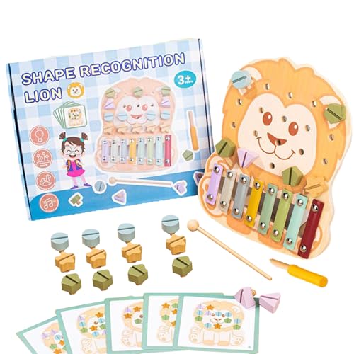 Holzspielzeug, Farbe und Form, Matching Game, mehrfarbig, Cartoon-Tiersorter, sensorische Lernaktivität, feine Motorskill-Entwicklung für Kinder Holzspielzeug, Farbe und Form, Matching Game, mehrfarbig, Cartoon-Tiersorter, sensorische Lernaktivität, feine Motorskill-Entwicklung für Kinder von Qzdtue