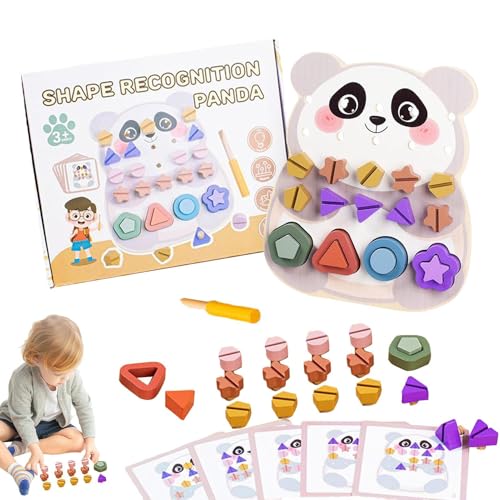 Holzspielzeug, Farbe und Form, Matching Game, mehrfarbig, Cartoon-Tiersorter, sensorische Lernaktivität, feine Motorskill-Entwicklung für Kinder Holzspielzeug, Farbe und Form, Matching Game, mehrfarbig, Cartoon-Tiersorter, sensorische Lernaktivität, feine Motorskill-Entwicklung für Kinder von Qzdtue