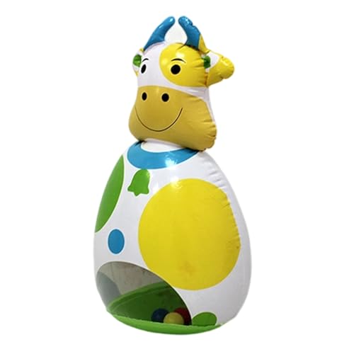 Kids Inflatable Toys, 3D Wobble Puppe, 10,24 x 9,45 x 19,69 Zoll, interaktives Babyspiel, weiches Bouncing Cow Design, lustige Spielfigur für Schreibtisch, Reisen, Schlafzimmer, Geburtstag, Zuhause Kids Inflatable Toys, 3D Wobble Puppe, 10,24 x 9,45 x 19,69 Zoll, interaktives Babyspiel, weiches Bouncing Cow Design, lustige Spielfigur für Schreibtisch, Reisen, Schlafzimmer, Geburtstag, Zuhause von Qzdtue