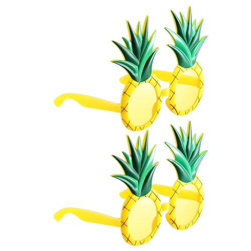 Qzdtue Ananas-Brille, 2 Paar Strandbrillen | Hawaii-Zubehör für , Pool, tropische Partys, Brille, Kostüm von Qzdtue